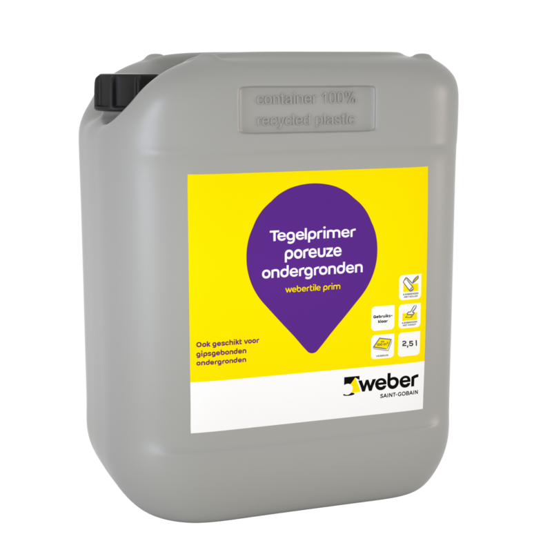 Weber Tegelprimer poreuze ondergronden